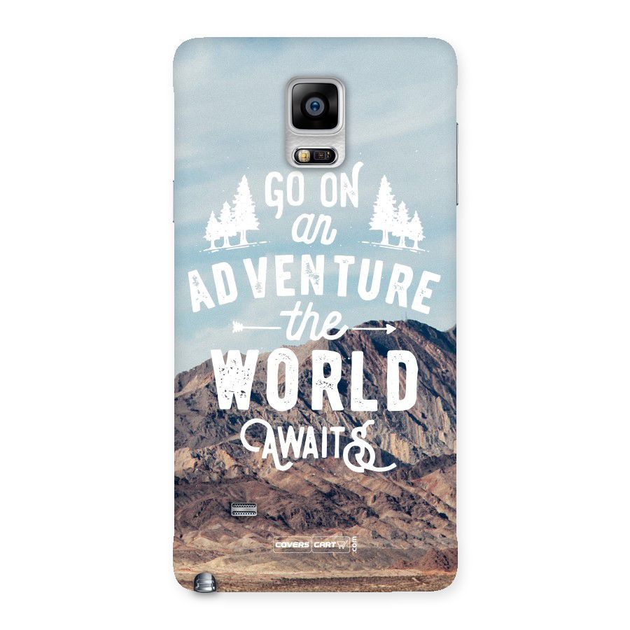 Adventure World Back Case for Galaxy Note 4