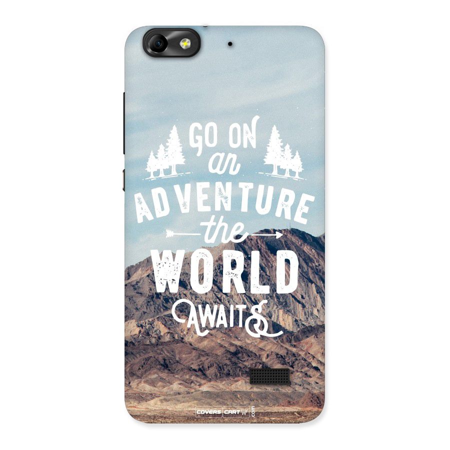 Adventure World Back Case for Honor 4C