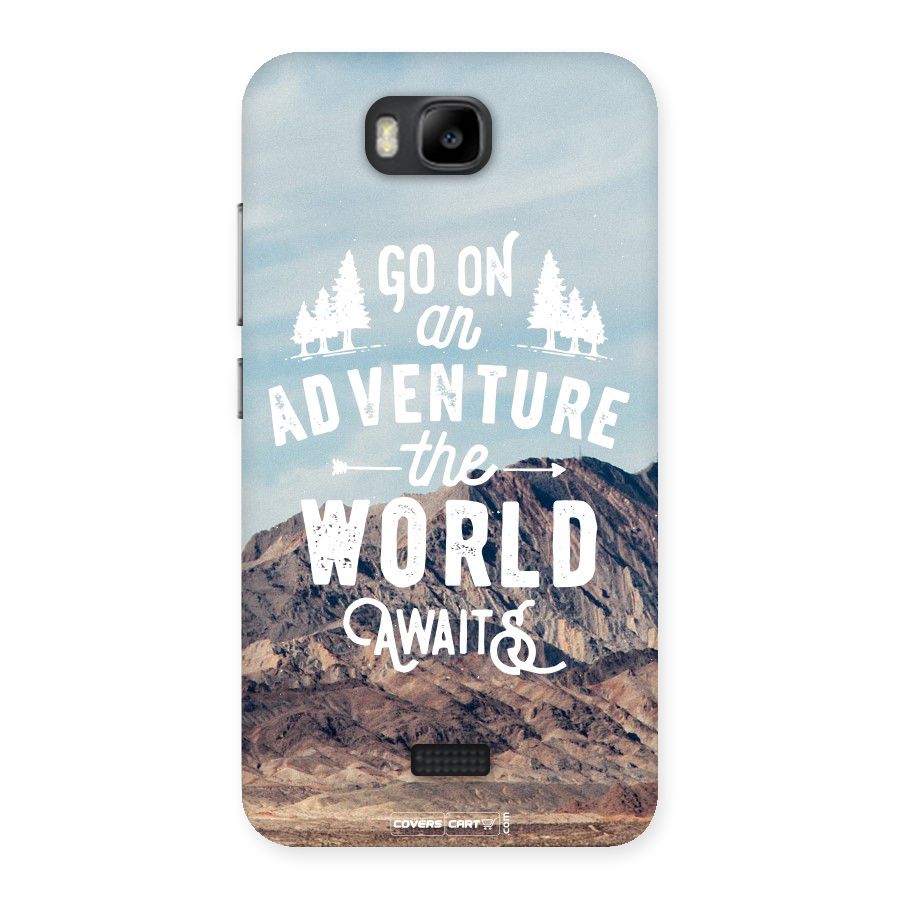 Adventure World Back Case for Honor Bee