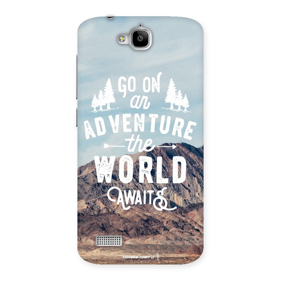 Adventure World Back Case for Honor Holly