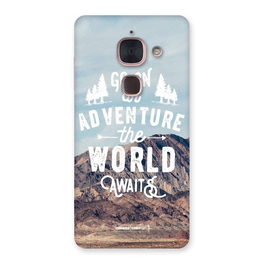 Adventure World Back Case for Le Max 2