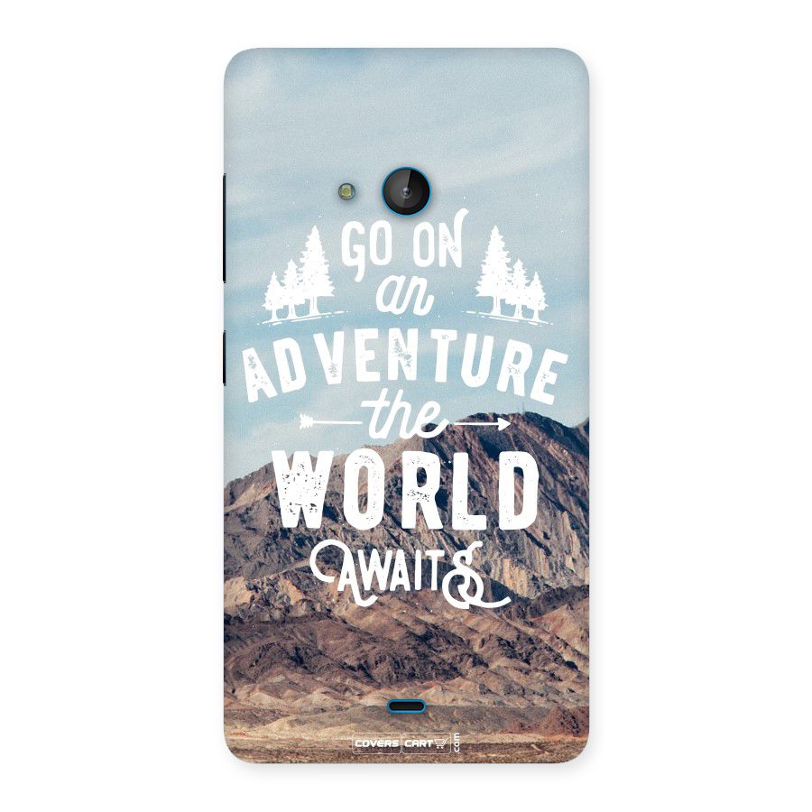 Adventure World Back Case for Lumia 540
