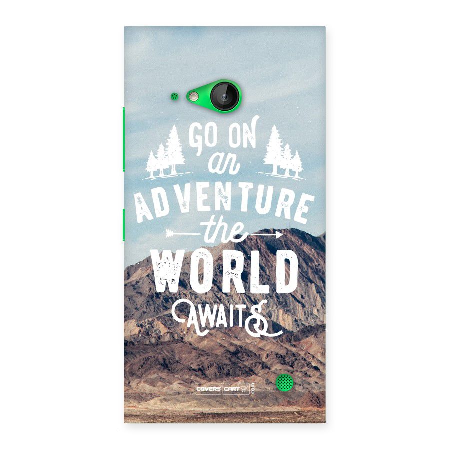 Adventure World Back Case for Lumia 730
