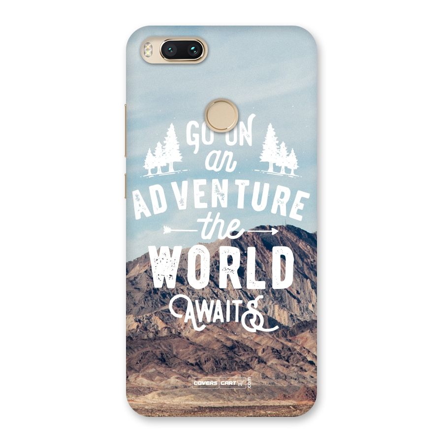 Adventure World Back Case for Mi A1
