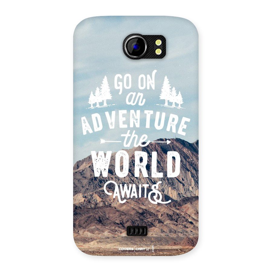 Adventure World Back Case for Micromax Canvas 2 A110