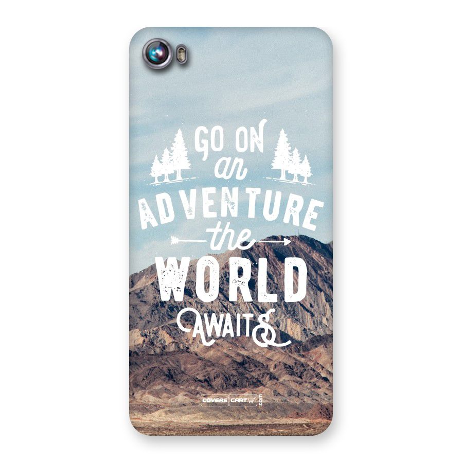 Adventure World Back Case for Micromax Canvas Fire 4 A107