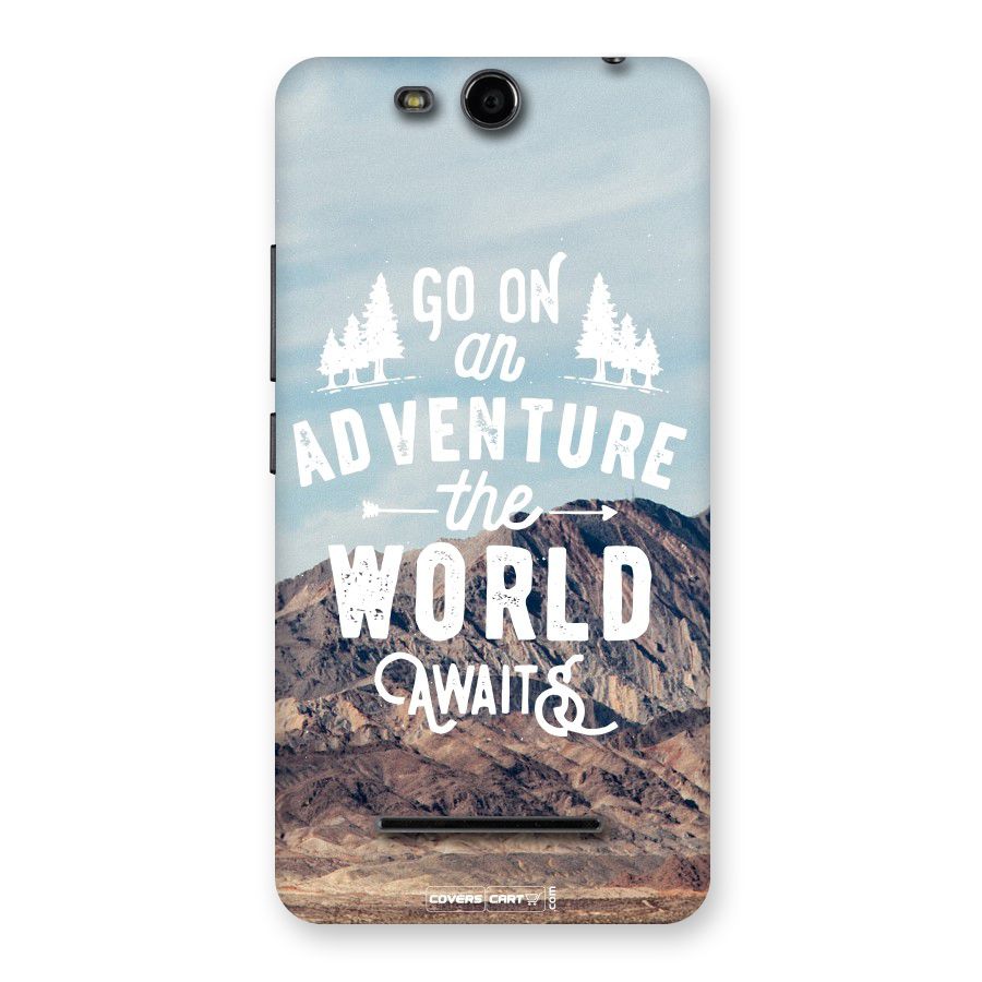 Adventure World Back Case for Micromax Canvas Juice 3 Q392