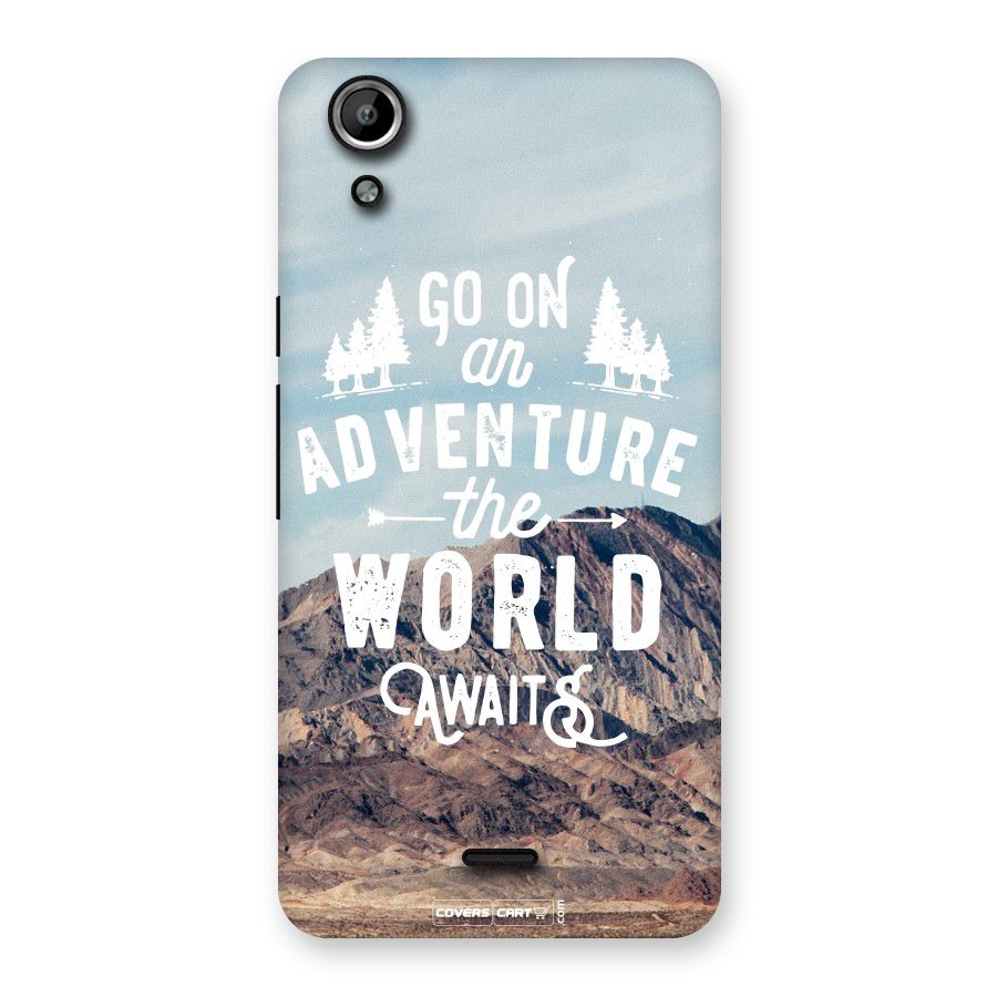 Adventure World Back Case for Micromax Canvas Selfie Lens Q345