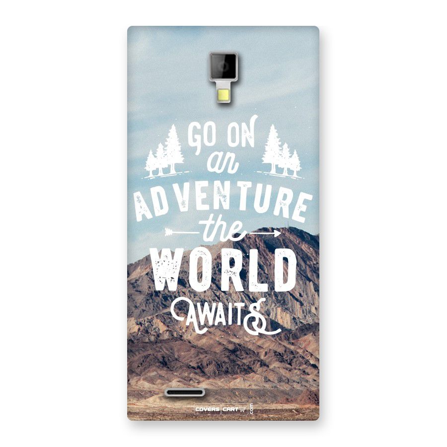 Adventure World Back Case for Micromax Canvas Xpress A99