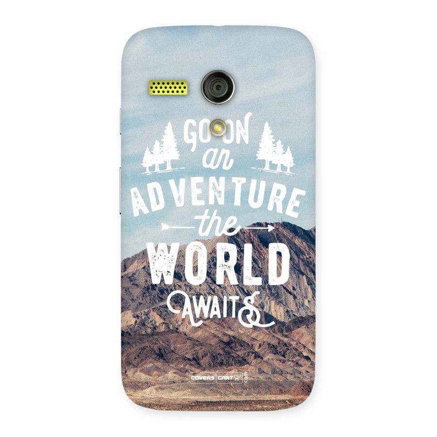 Adventure World Back Case for Moto G
