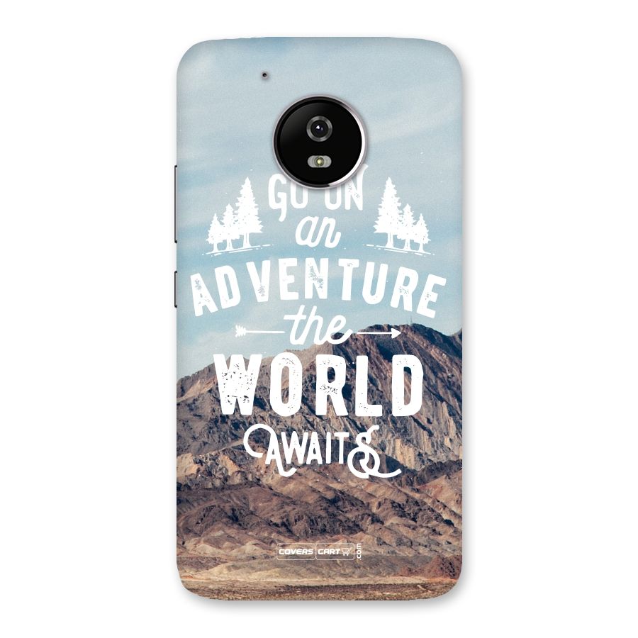 Adventure World Back Case for Moto G5