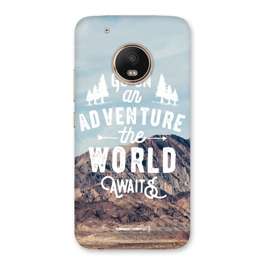 Adventure World Back Case for Moto G5 Plus