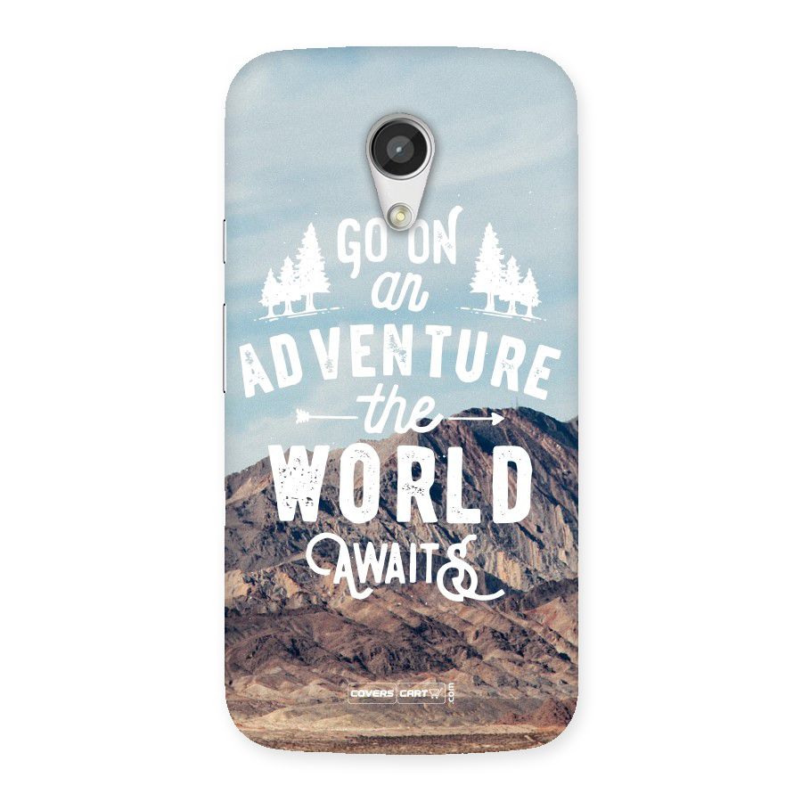 Adventure World Back Case for Moto G 2nd Gen