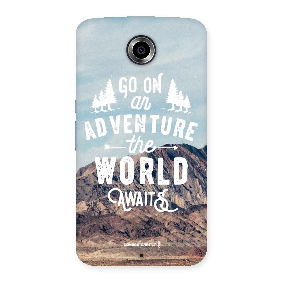 Adventure World Back Case for Nexsus 6