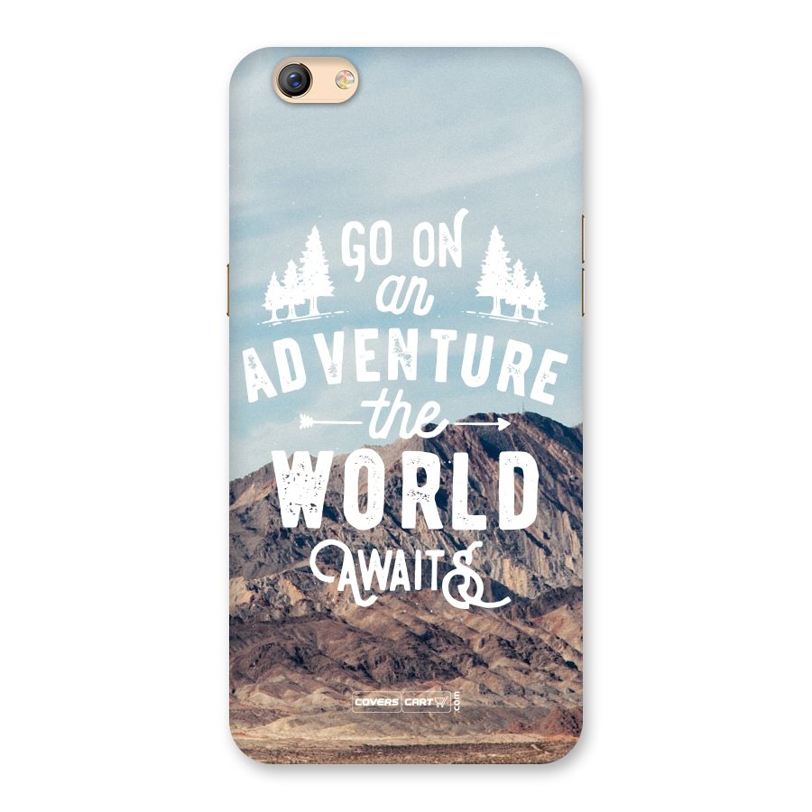 Adventure World Back Case for Oppo F3 Plus