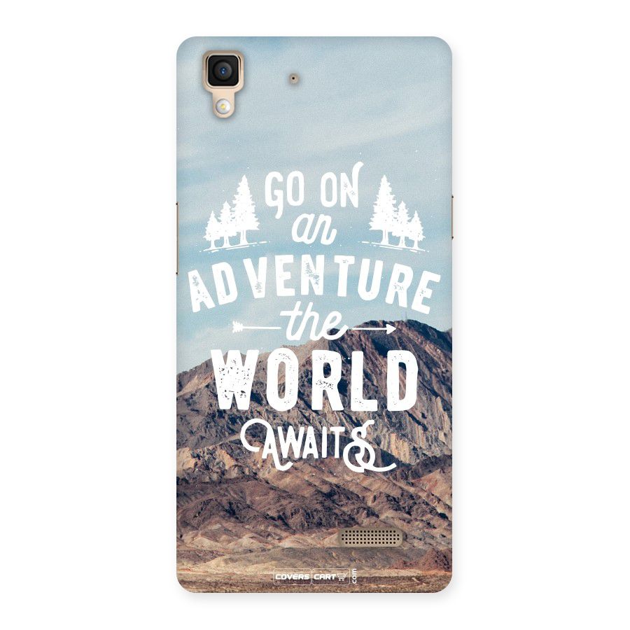 Adventure World Back Case for Oppo R7