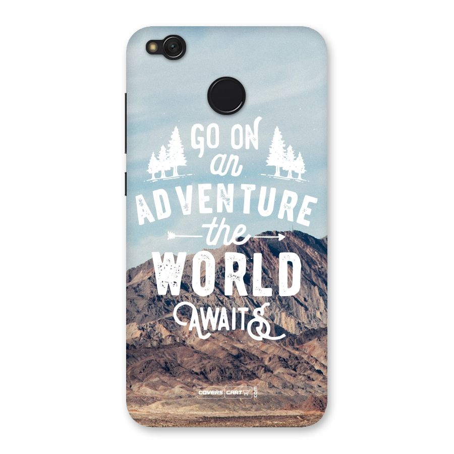 Adventure World Back Case for Redmi 4