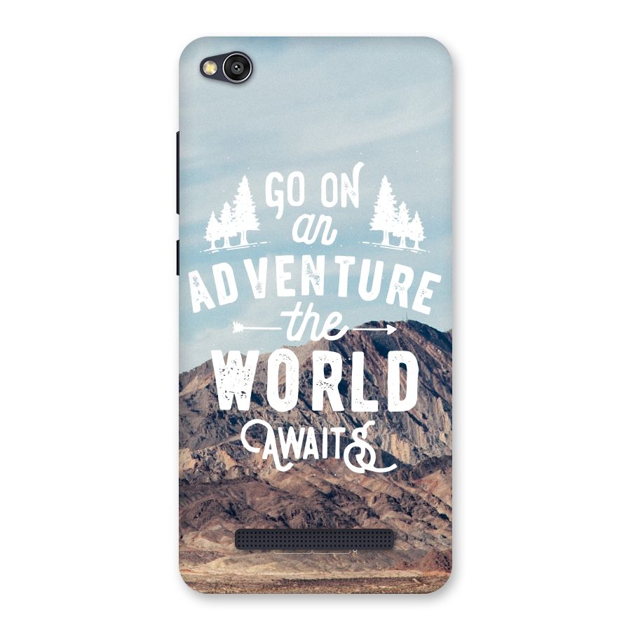 Adventure World Back Case for Redmi 4A