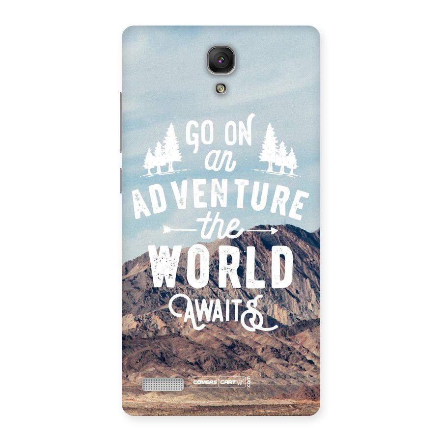 Adventure World Back Case for Redmi Note Prime