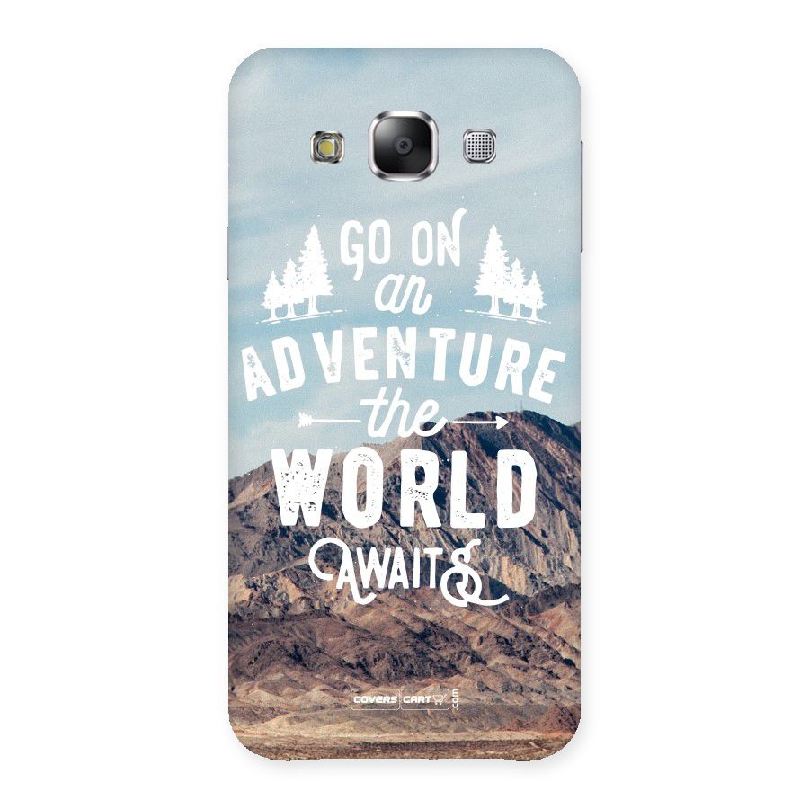 Adventure World Back Case for Samsung Galaxy E5