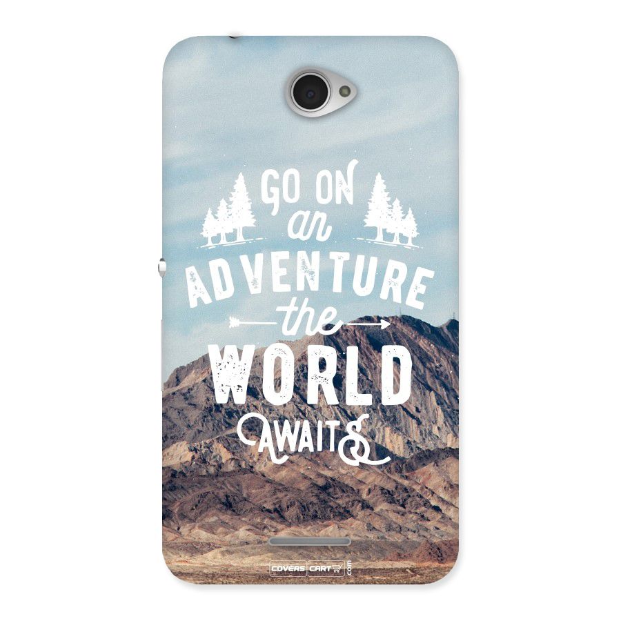 Adventure World Back Case for Sony Xperia E4