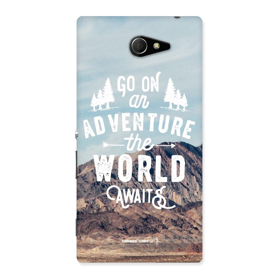 Adventure World Back Case for Sony Xperia M2