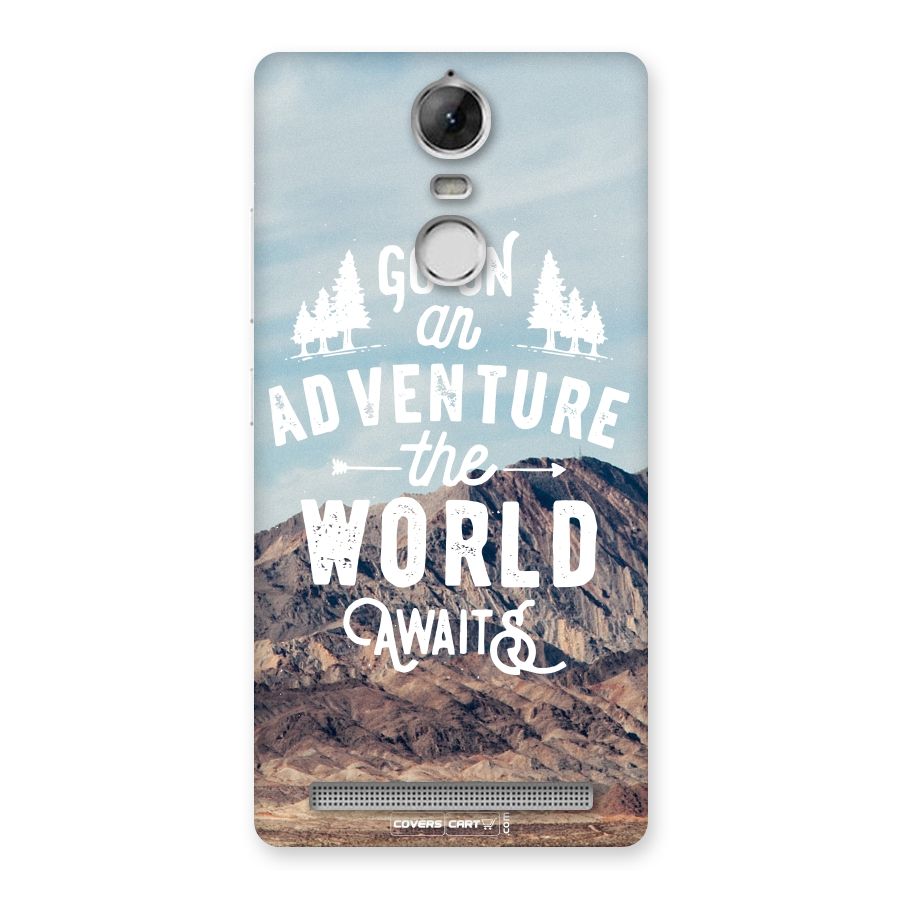 Adventure World Back Case for Vibe K5 Note
