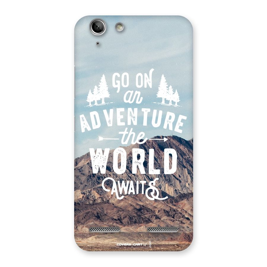 Adventure World Back Case for Vibe K5 Plus