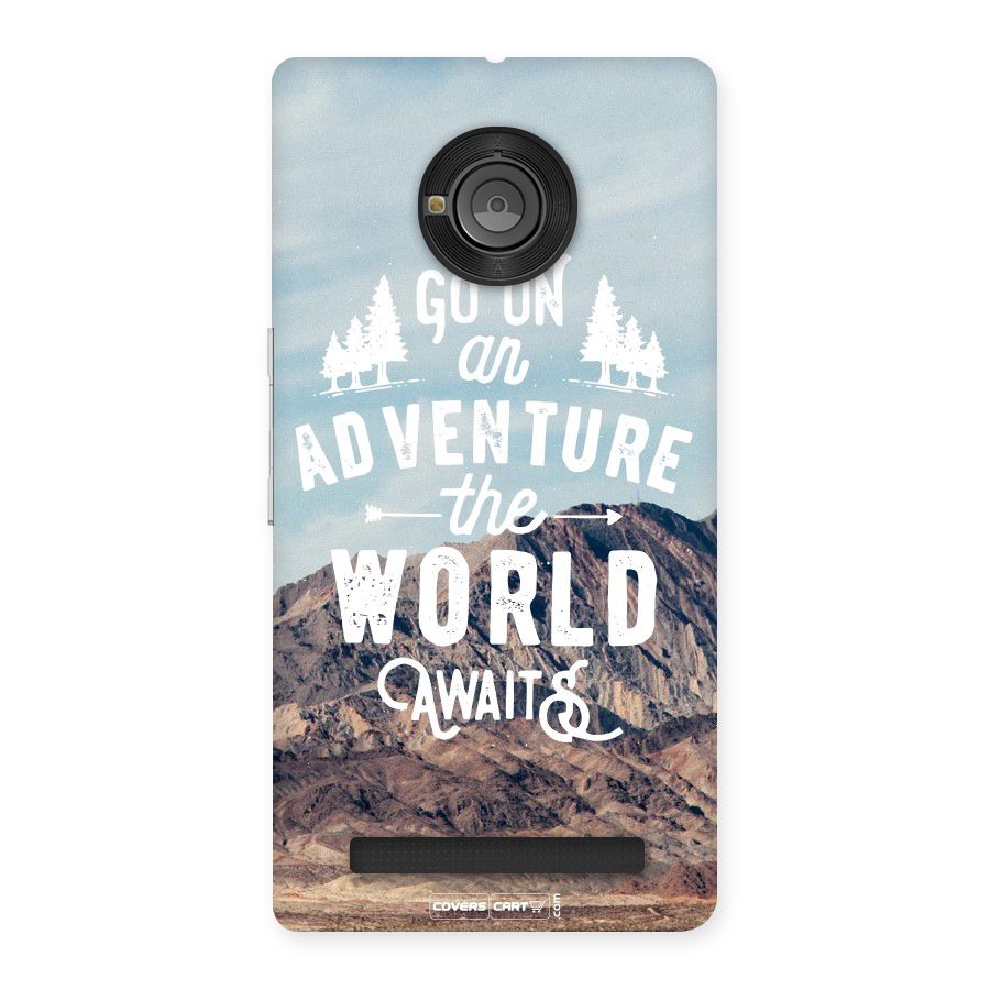 Adventure World Back Case for Yu Yuphoria