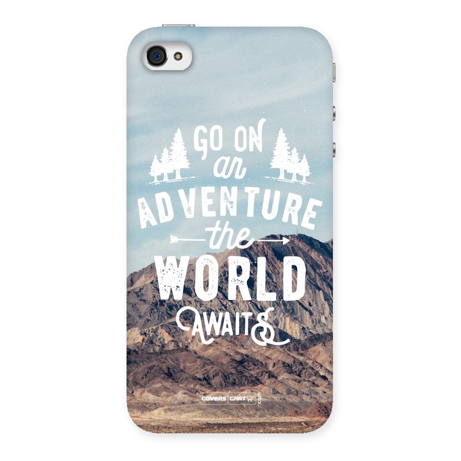 Adventure World Back Case for iPhone 4 4s
