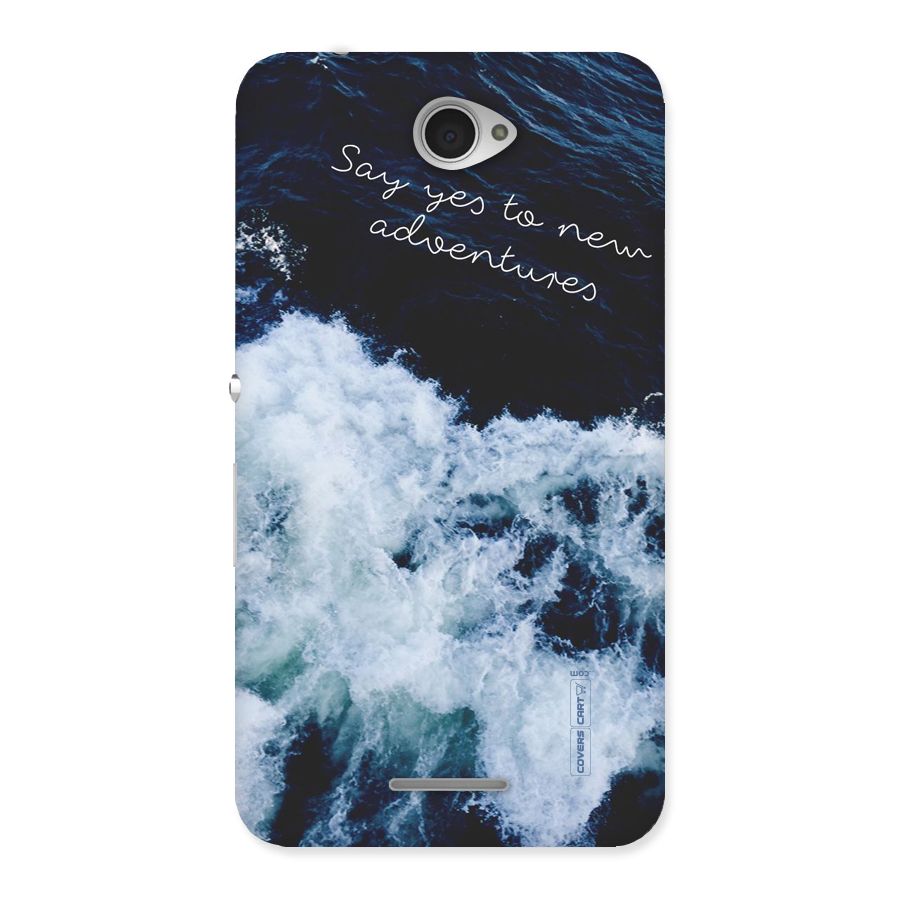 Adventures Back Case for Sony Xperia E4