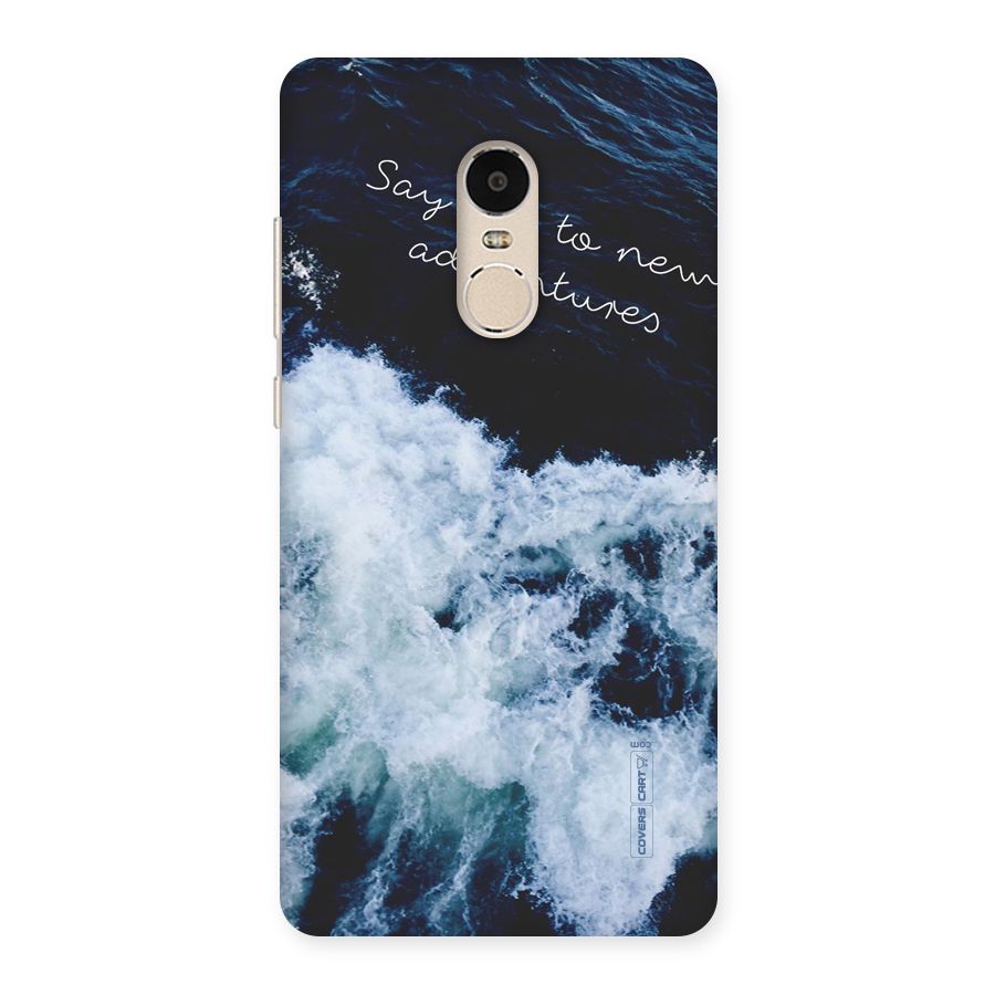 Adventures Back Case for Xiaomi Redmi Note 4
