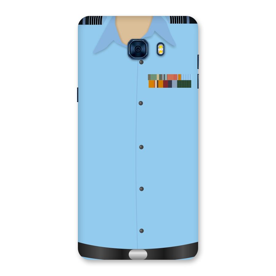 Air Force Uniform Back Case for Galaxy C7 Pro