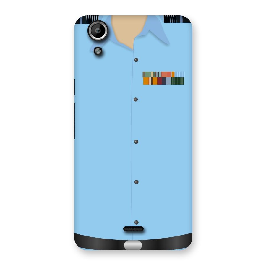 Air Force Uniform Back Case for Micromax Canvas Selfie Lens Q345