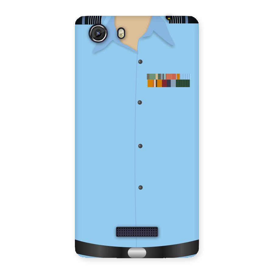 Air Force Uniform Back Case for Micromax Unite 3