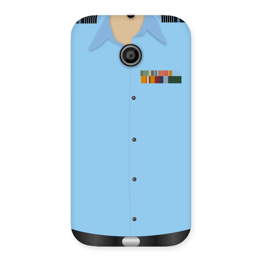 Air Force Uniform Back Case for Moto E