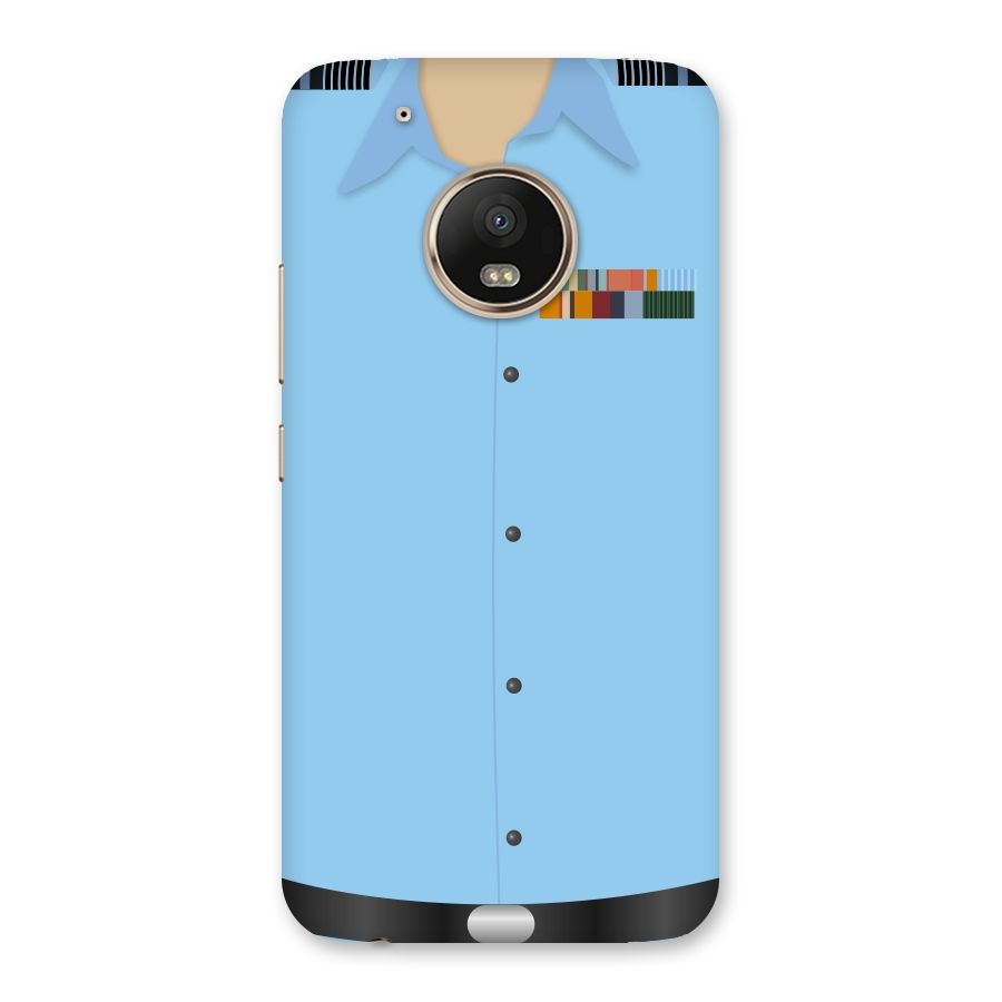 Air Force Uniform Back Case for Moto G5 Plus