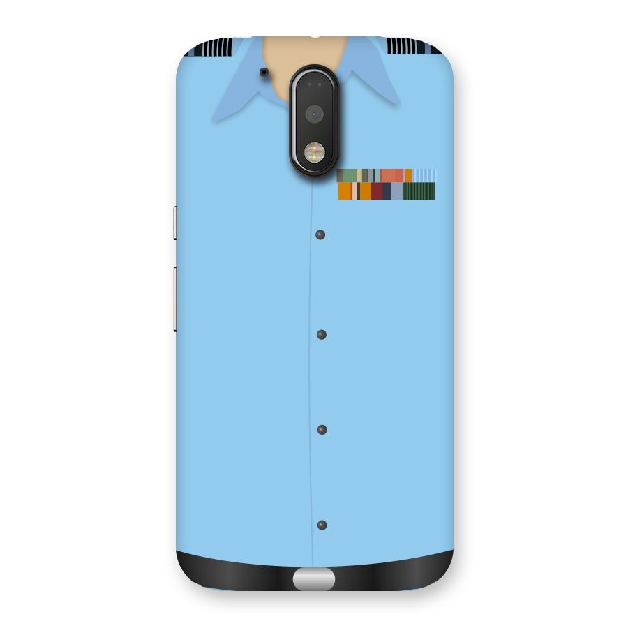 Air Force Uniform Back Case for Motorola Moto G4