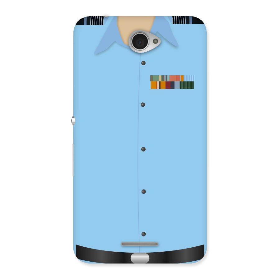 Air Force Uniform Back Case for Sony Xperia E4
