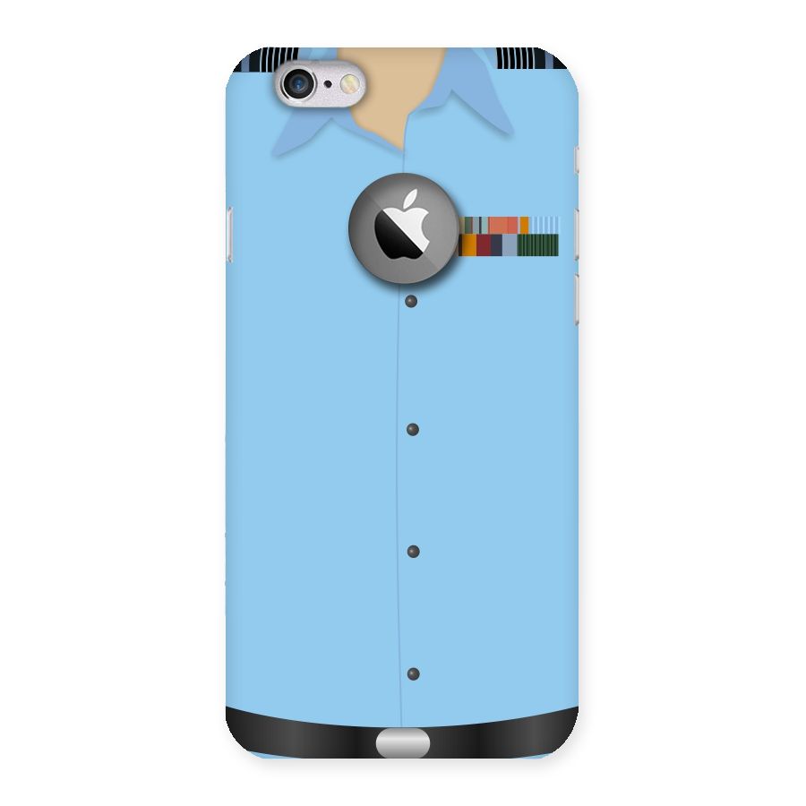 Air Force Uniform Back Case for iPhone 6 Logo Cut