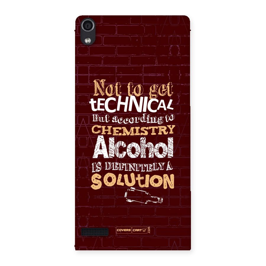 Alcohol is Definitely a Solution Back Case for Ascend P6
