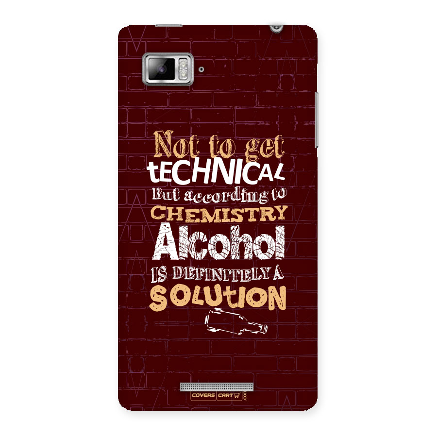 Alcohol is Definitely a Solution Back Case for Lenovo Vibe Z K910