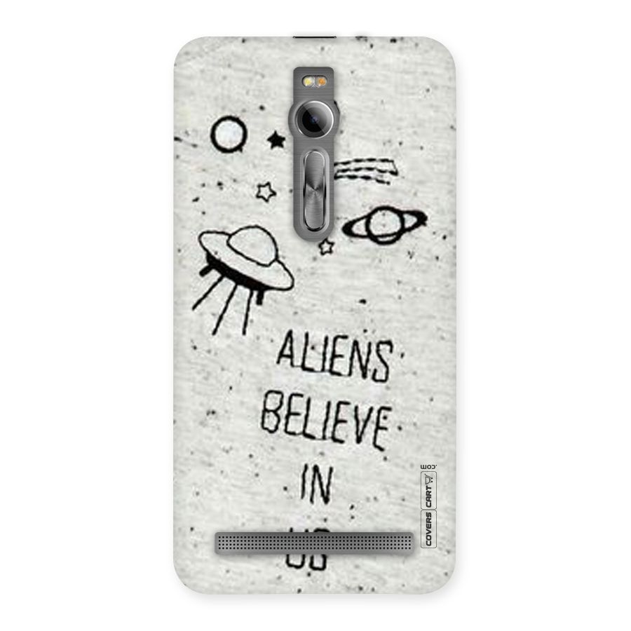 Aliens Believe In Us Back Case for Asus Zenfone 2