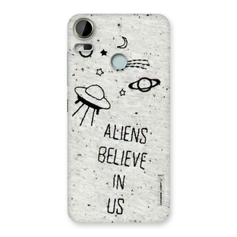 Aliens Believe In Us Back Case for Desire 10 Pro