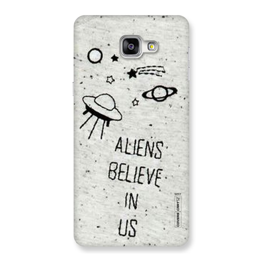 Aliens Believe In Us Back Case for Galaxy A9