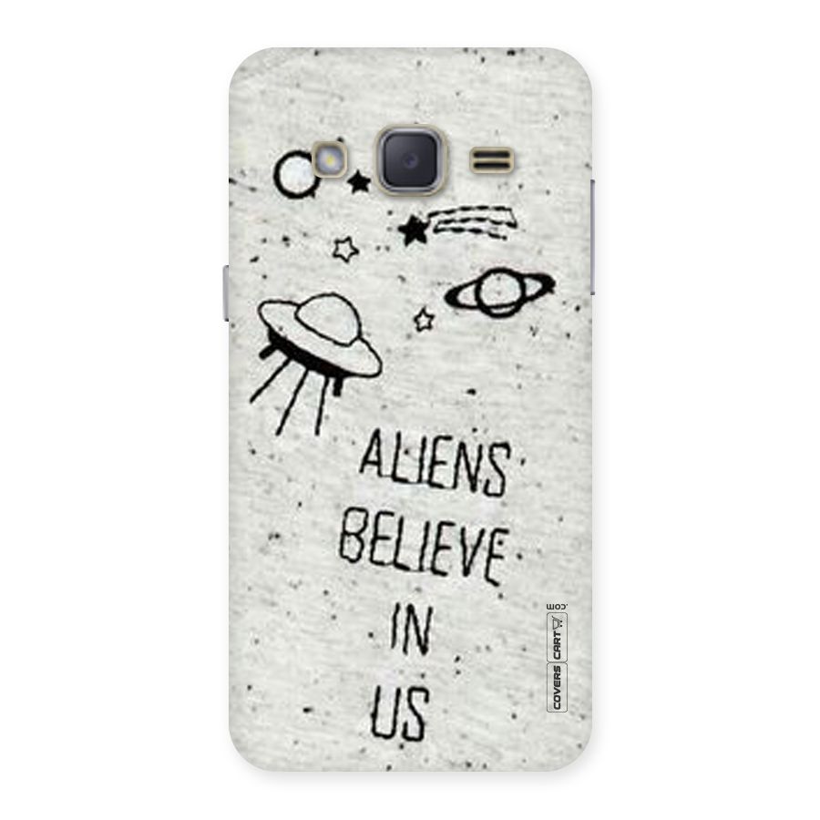 Aliens Believe In Us Back Case for Galaxy J2