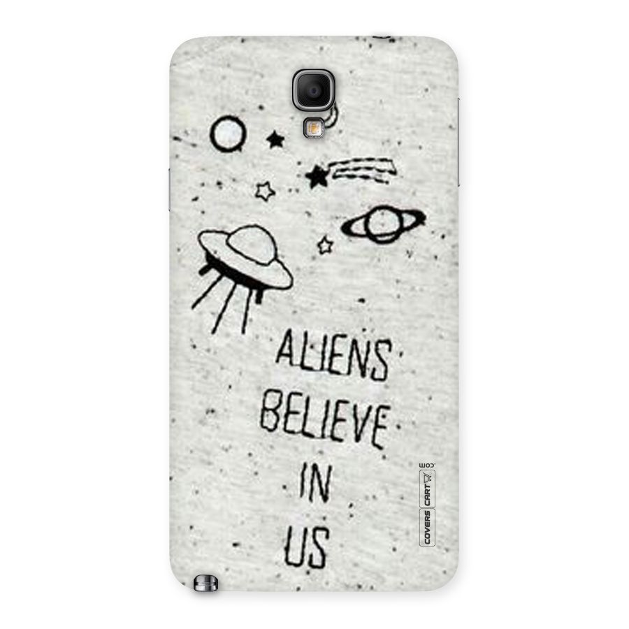 Aliens Believe In Us Back Case for Galaxy Note 3 Neo