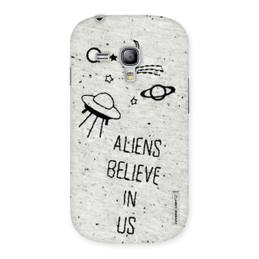Aliens Believe In Us Back Case for Galaxy S3 Mini