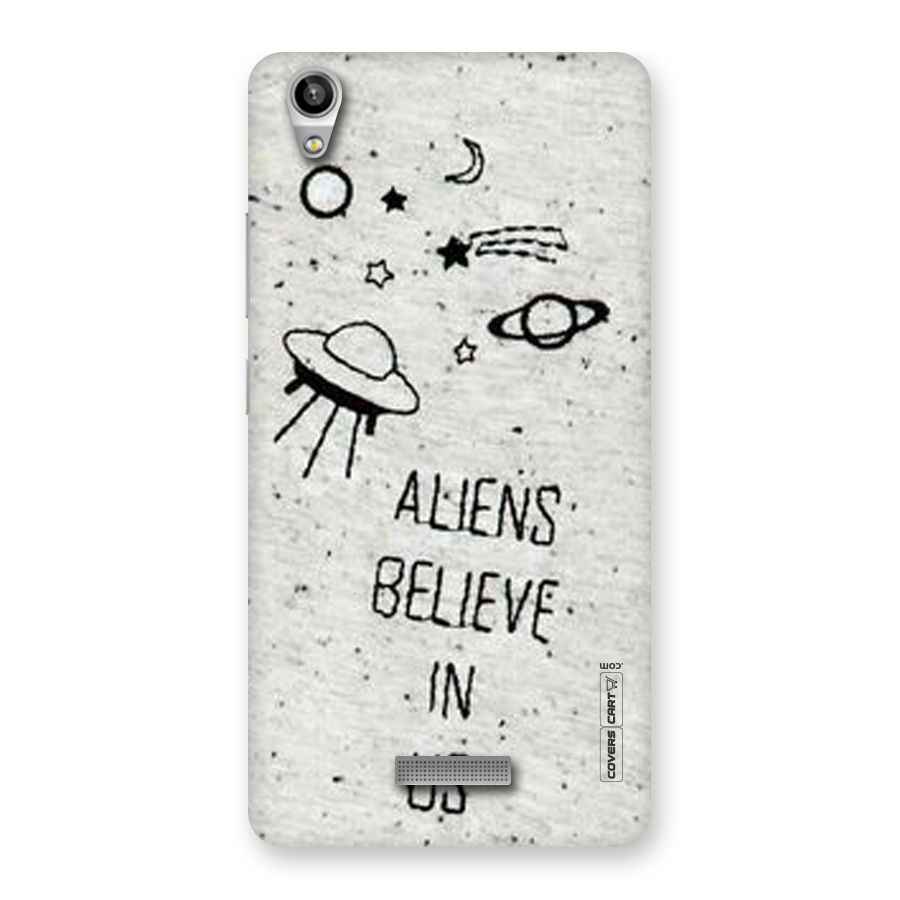 Aliens Believe In Us Back Case for Lava-Pixel-V1