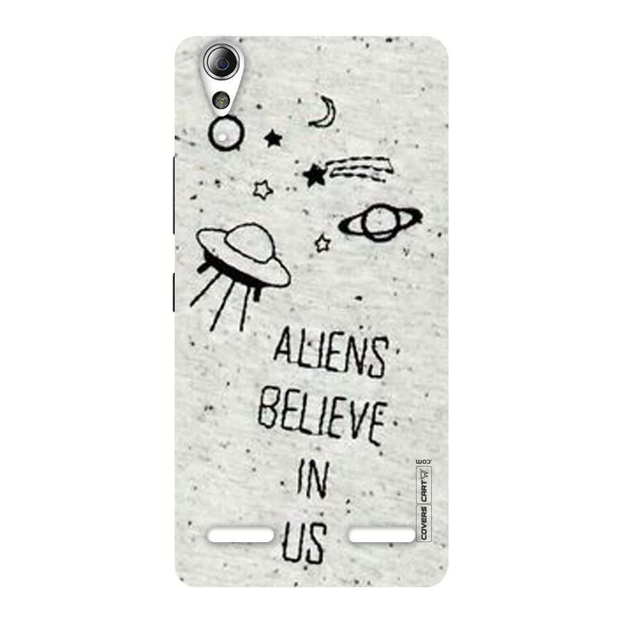 Aliens Believe In Us Back Case for Lenovo A6000